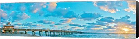 Framed Sunrise on Juno Beach Print