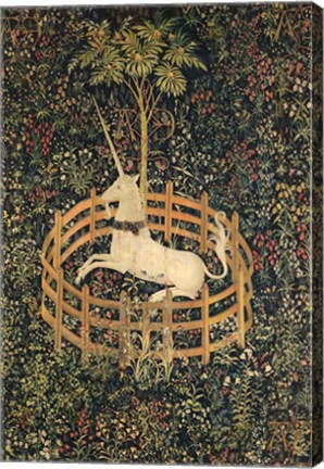 Framed Unicorn in Captivity Print