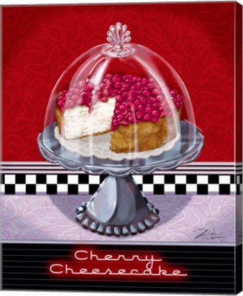 Framed Cherry Cheesecake Print