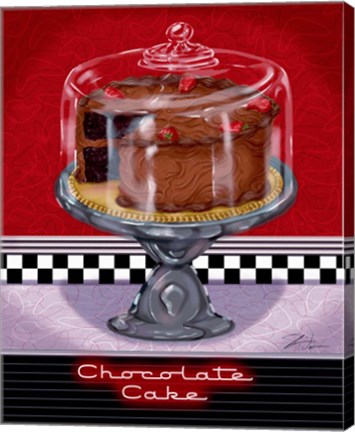 Framed Chocolate Cake Print