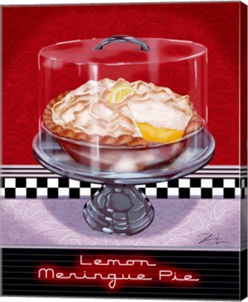 Framed Lemon Meringue Pie Print