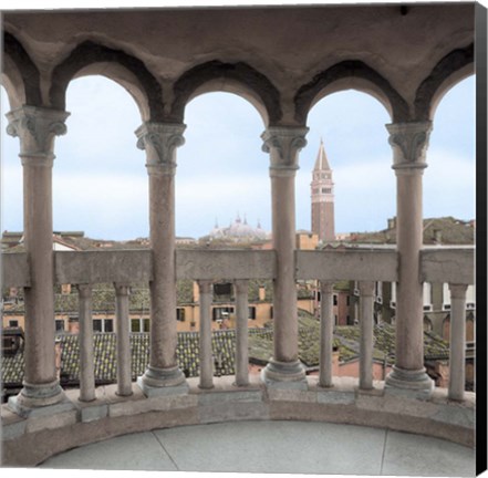 Framed Arches with Campanile Vista Print