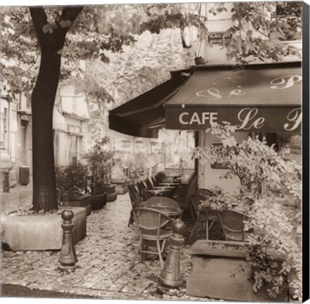 Framed Cafe, Aix-en-Provence Print