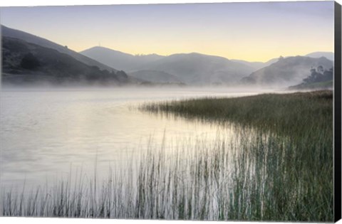 Framed Crescent Beach Calm 1 Print