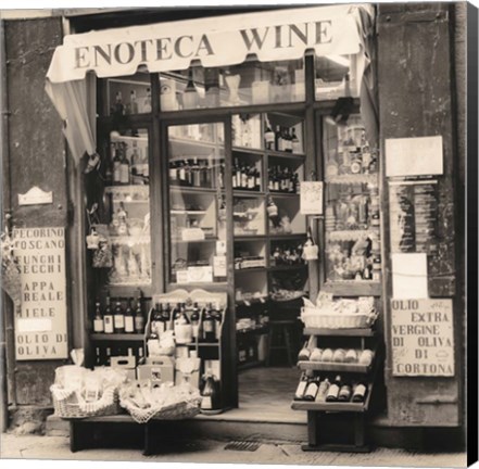 Framed Enoteca, Toscana Print