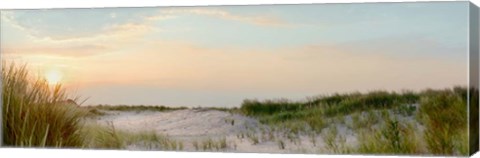 Framed Island Sand Dunes Sunrise No. 1 Print
