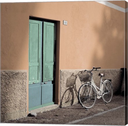 Framed Liguria Bicycle Print