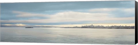 Framed Morning Vista across the Bay Print