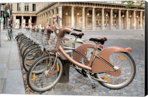 Framed Paris Cycles 2 Print