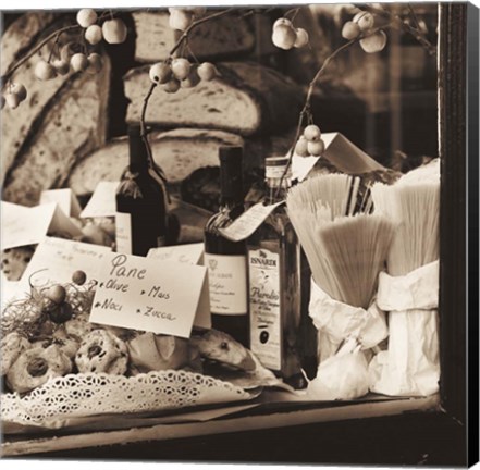 Framed Pasta, Pane e Vino Print