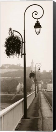 Framed Pont de Chinon Print