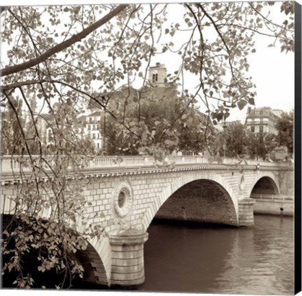 Framed Pont Louis-Philippe, Paris Print