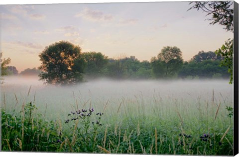 Framed Western Plains Sunrise Print