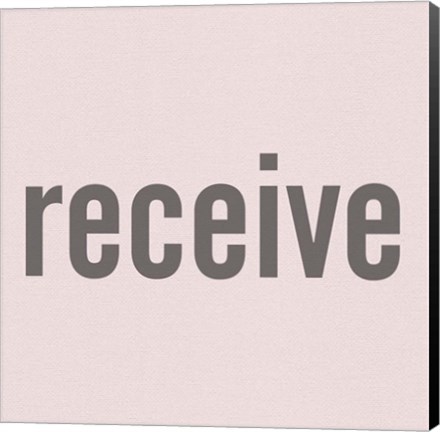 Framed Pink Recieve Print