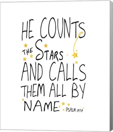 Framed He Counts His Stars Print