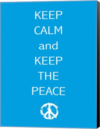 Framed Keep Calm Print