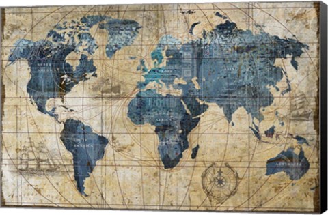 Framed Connected World Print