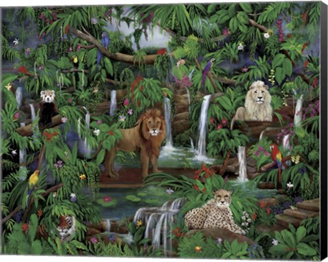 Framed Enchanted Jungle Print
