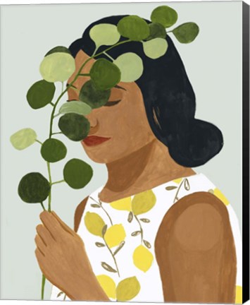 Framed Botany Portrait II Print