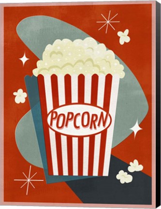 Framed Retro Refreshments I Print