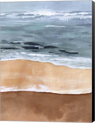 Framed Shore Layers I Print