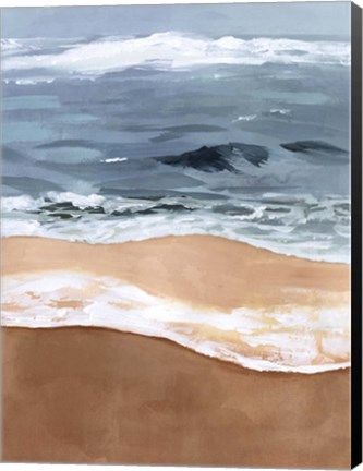 Framed Shore Layers II Print