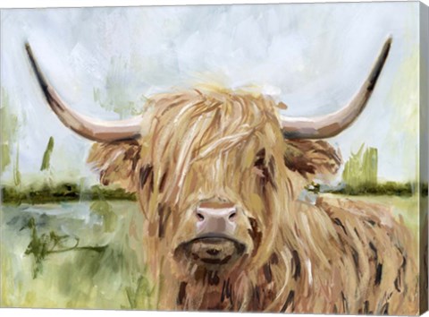 Framed Highland Grazer I Print