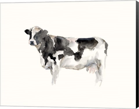 Framed Farm Animal Study III Print