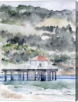 Framed Palos Verdes I Print