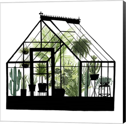 Framed Glass House I Print