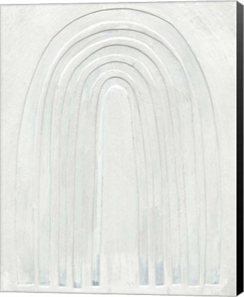 Framed Arcobaleno Bianco I Print