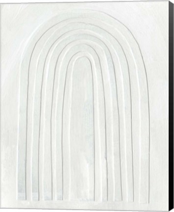 Framed Arcobaleno Bianco II Print