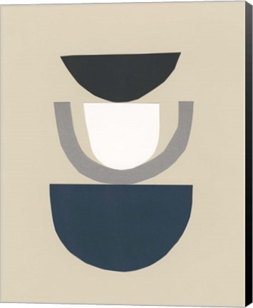 Framed Modern Shapes II Print