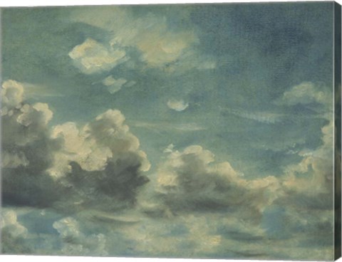 Framed Study of Cumulus Clouds Print