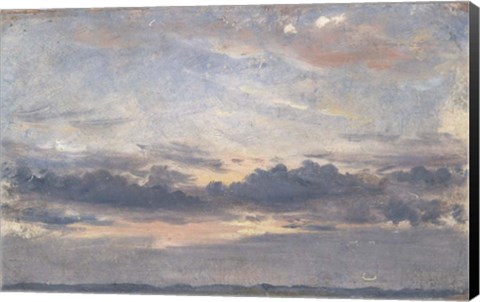 Framed Cloud Study, Sunset Print