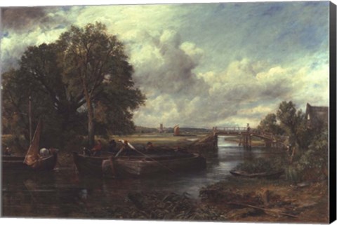 Framed View of the Stour near Dedham Print