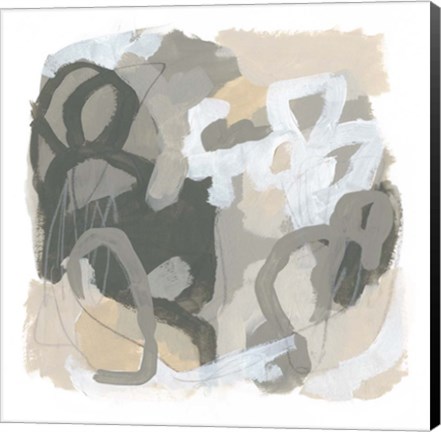 Framed Neutral Cartography III Print