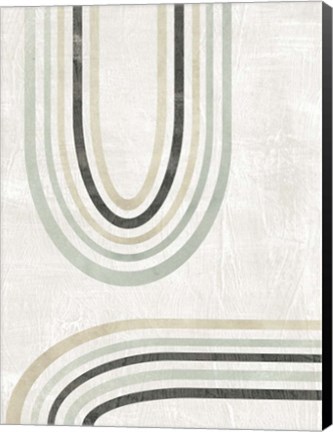 Framed Modern Arc in Color II Print