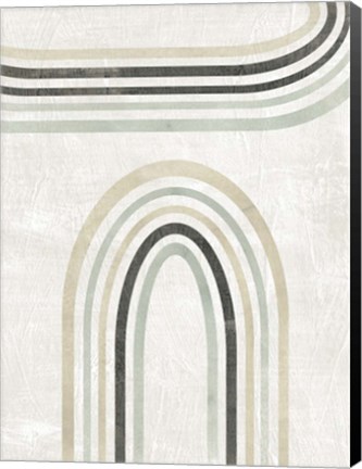 Framed Modern Arc in Color III Print