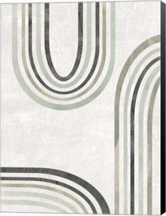 Framed Modern Arc in Color IV Print