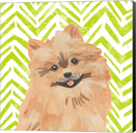 Framed Parlor Pooches IV Print