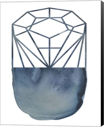 Framed Cobalt Chrysalis I Print