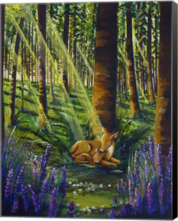 Framed Bambi 1 Print