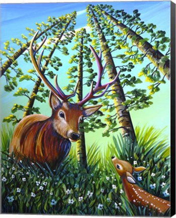 Framed Bambi 5 Print