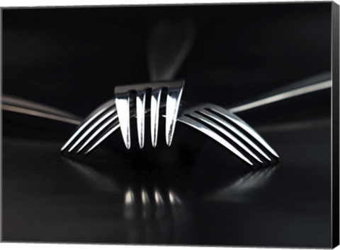 Framed Forks 16 Print