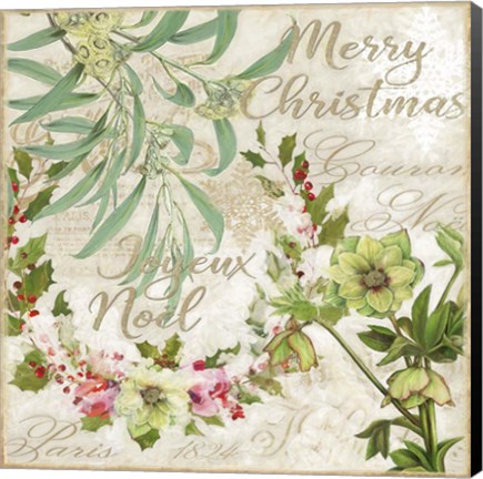 Framed Merry Christmas I Print