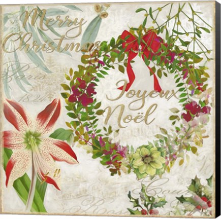 Framed Merry Christmas II Print