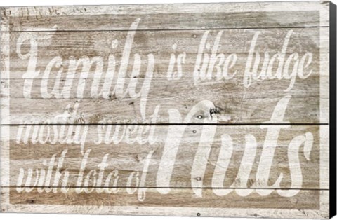 Framed Family is like Fudge Print