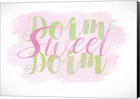 Framed Dorm Sweet Dorm Print