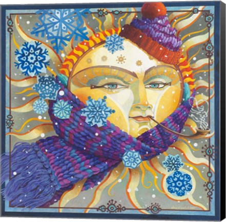 Framed Winter Sun Print